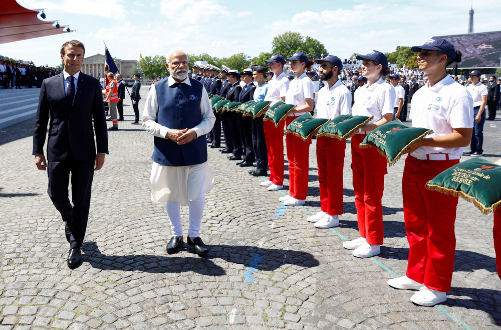 Military Parade marks Bastille Day celebrations in Paris	  / EFE