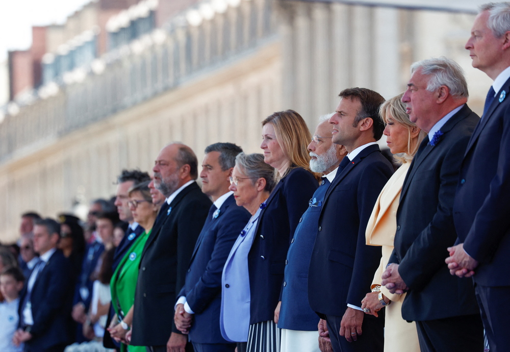 Military Parade marks Bastille Day celebrations in Paris	  / EFE