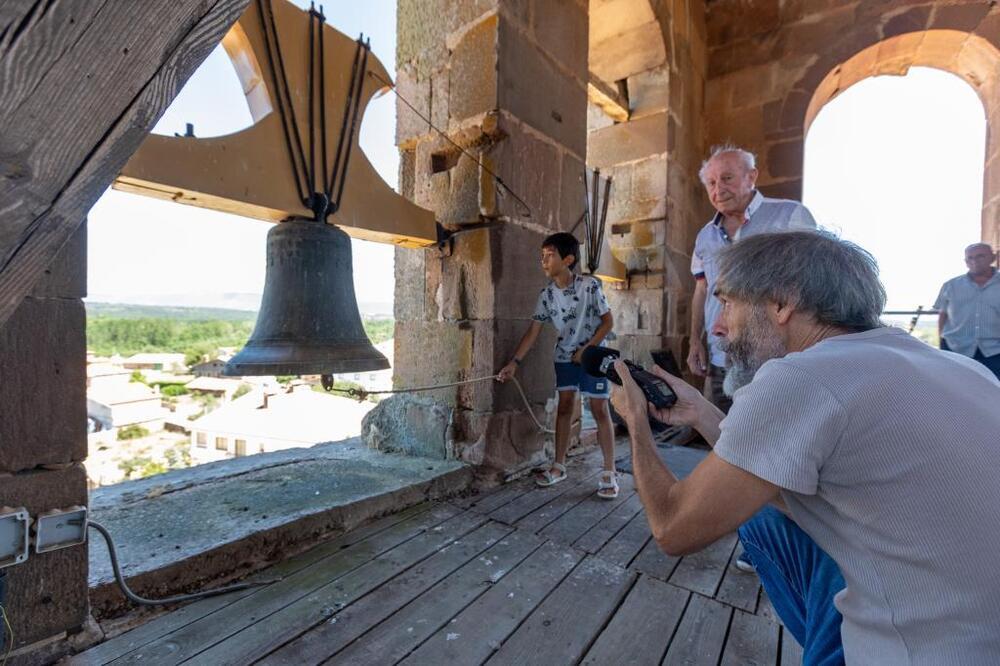 Silberius rodará una pieza de videoarte en el amplio campanario de Barbadillo del Mercado.