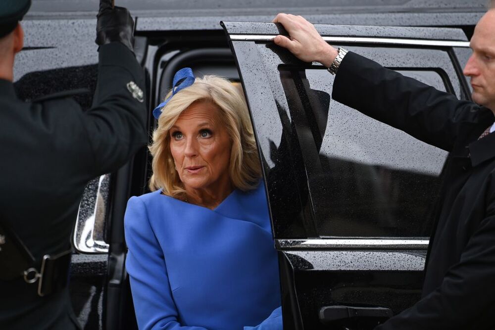 Jill Biden (C), la Primera Dama de los Estados Unidos de América.  / ANDY RAIN