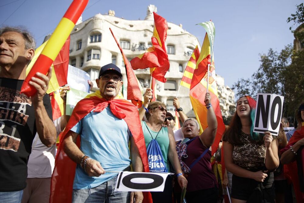 Sociedad Civil Catalana convoca una manifestación contra la amnistía en Barcelona  / KIKE RINCÓN