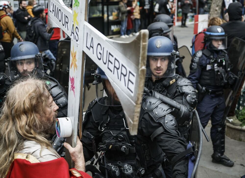 Demonstrations against pension reform in France  / CHRISTOPHE PETIT TESSON