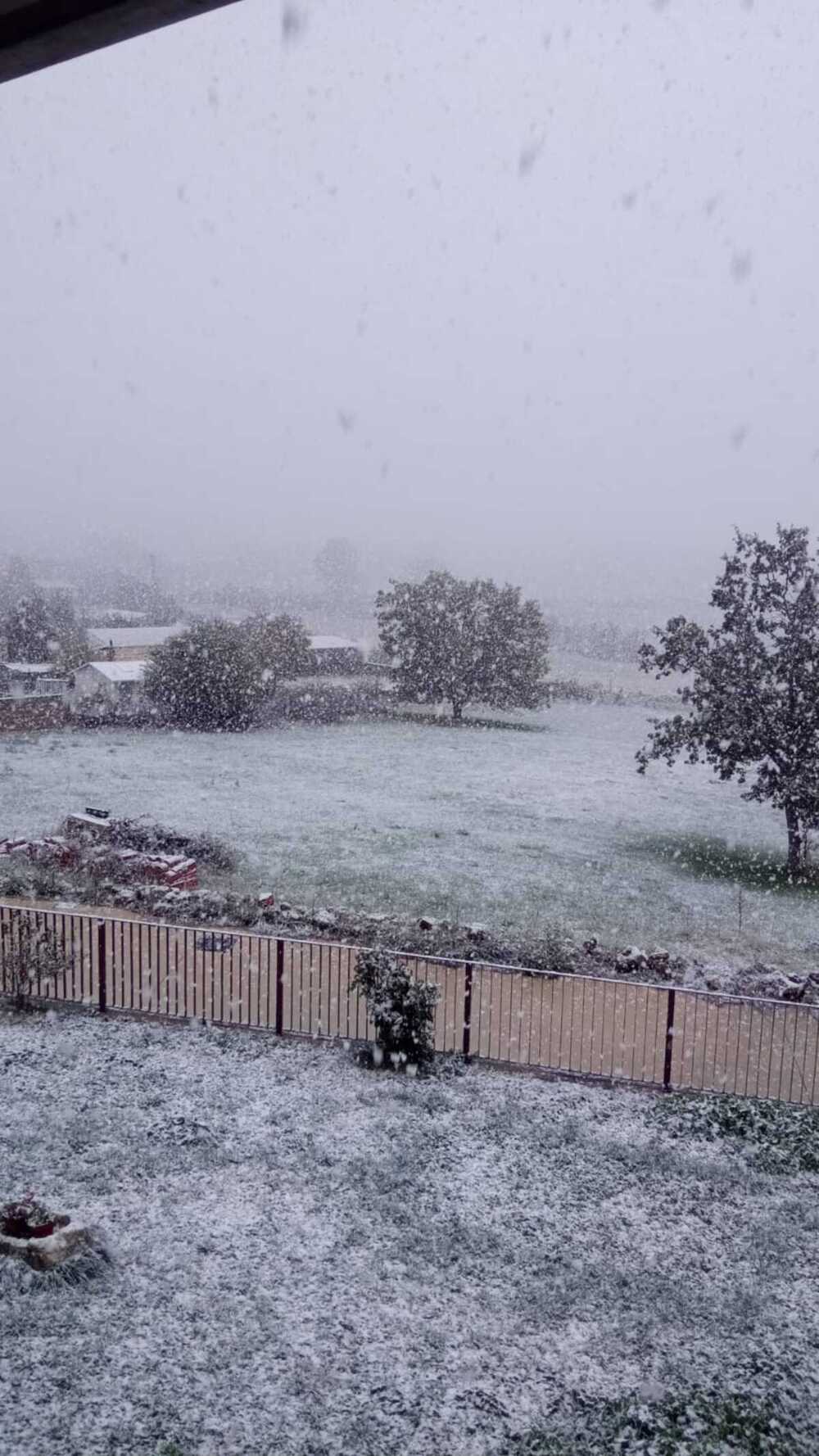 Los temporales de viento dan paso a las primeras nevadas