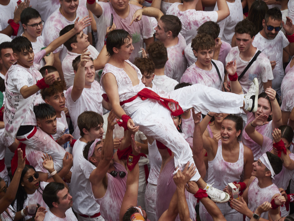 Chupinazo de inicio de los Sanfermines de 2023  / EDUARDO SANZ