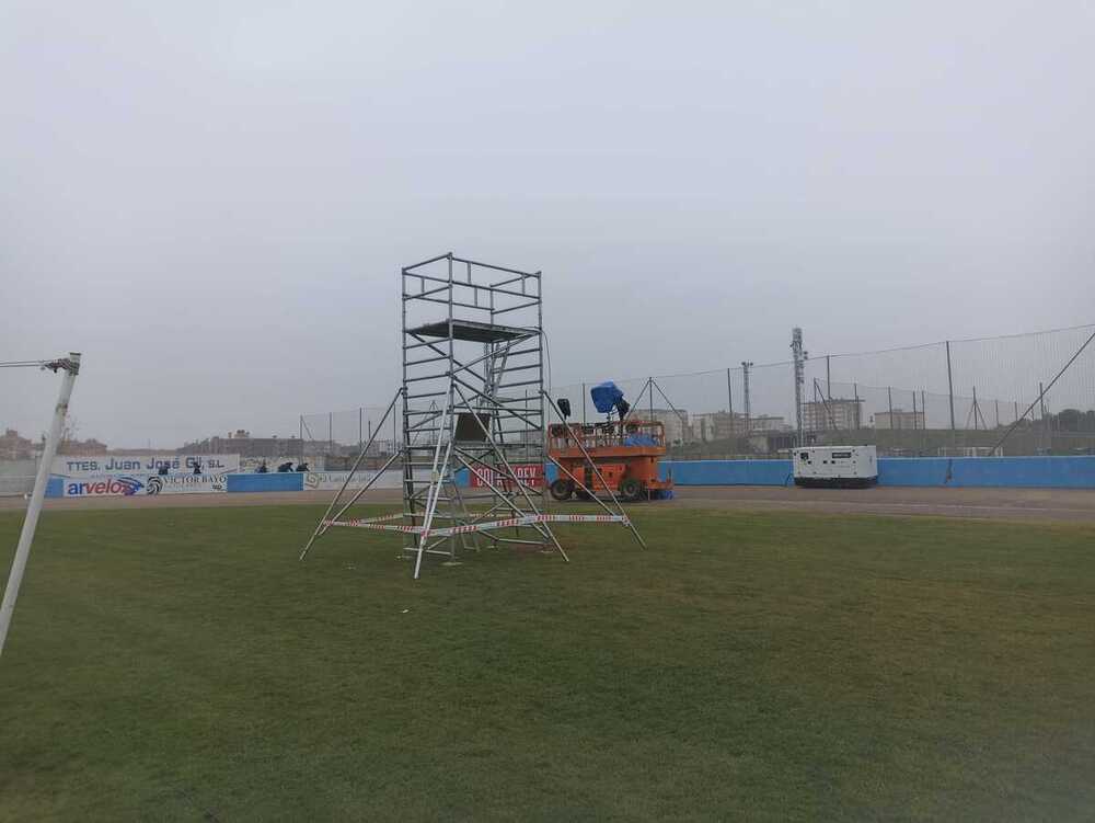 El Estadio Juan Carlos Higuero, listo para la Copa del Rey