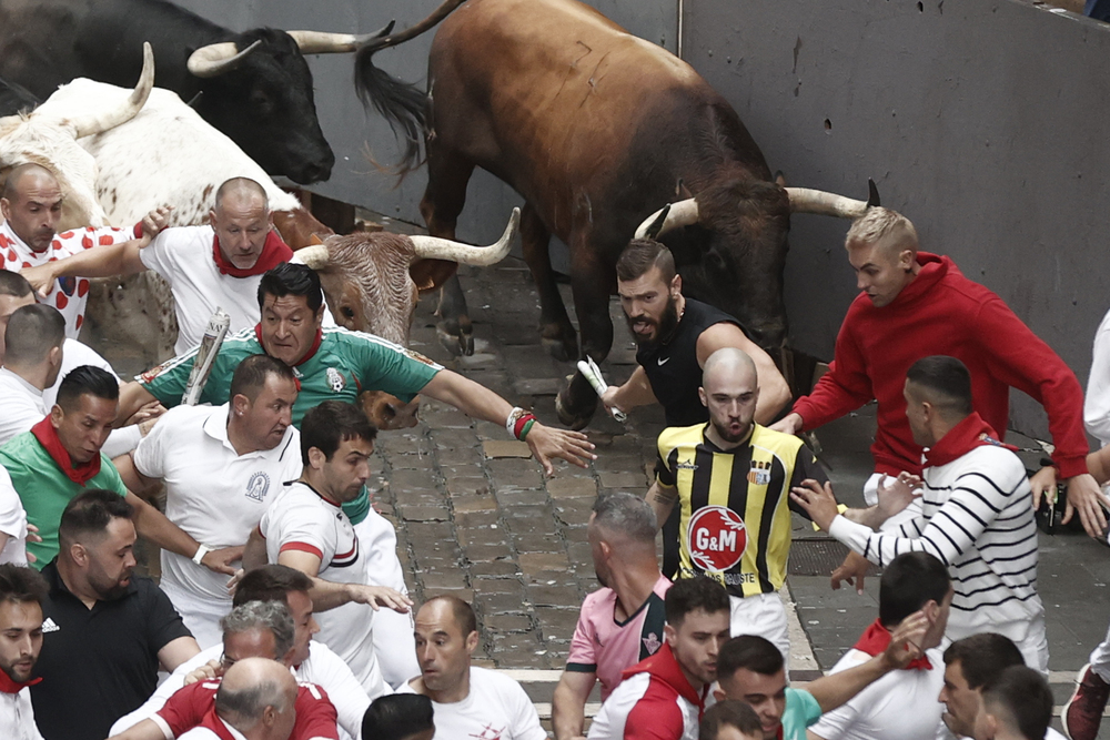 Primer encierro de los sanfermines 2023  / JESÚS DIGES