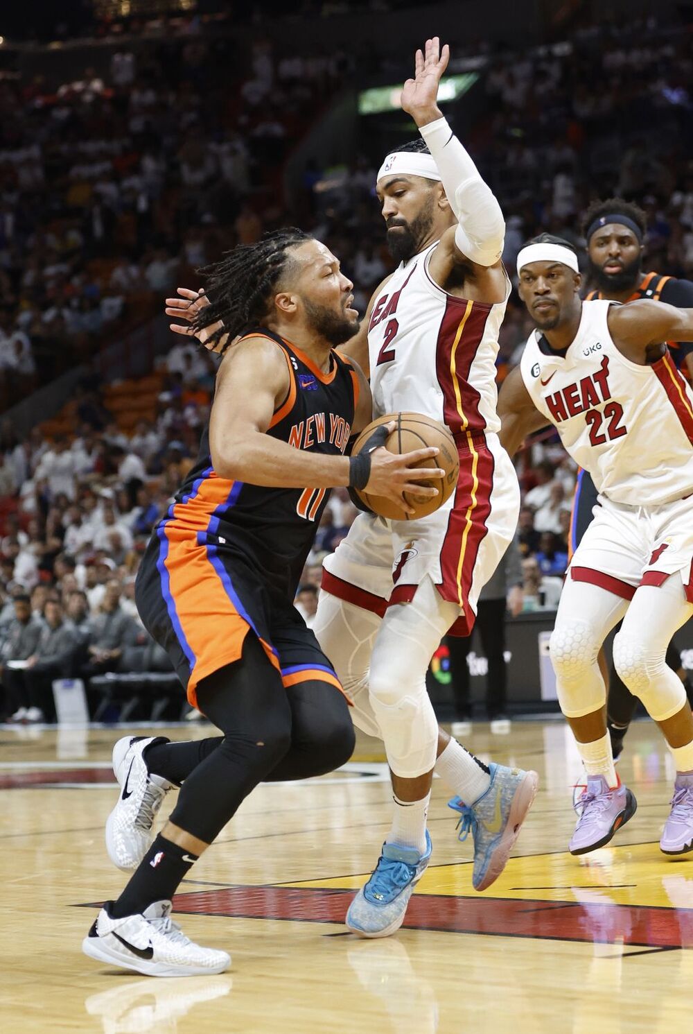NBA Playoffs Eastern Conference Semifinals - New York Knicks at Miami Heat  / RHONA WISE
