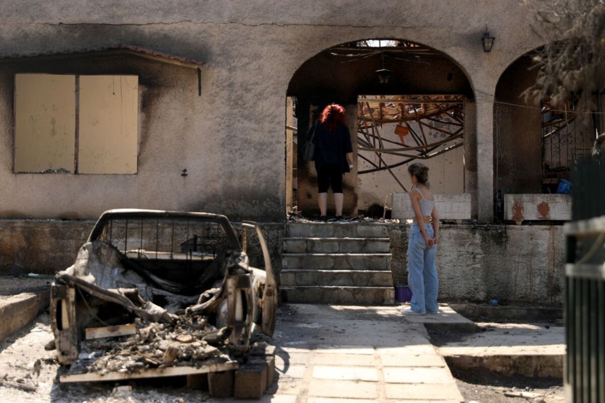 Wildfire in Greece's Attica region  / GEORGE VITSARAS