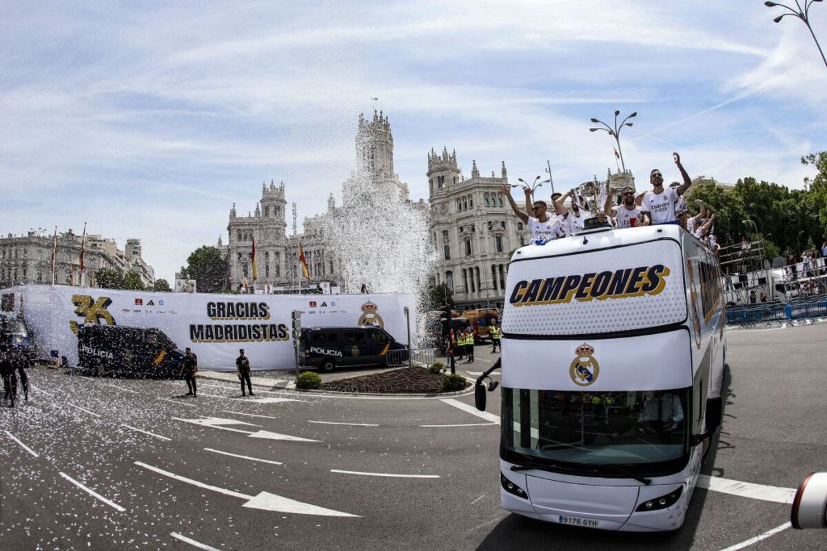 El Real Madrid celebra su trigésimo sexta Liga  / RODRIGO JIMÉNEZ