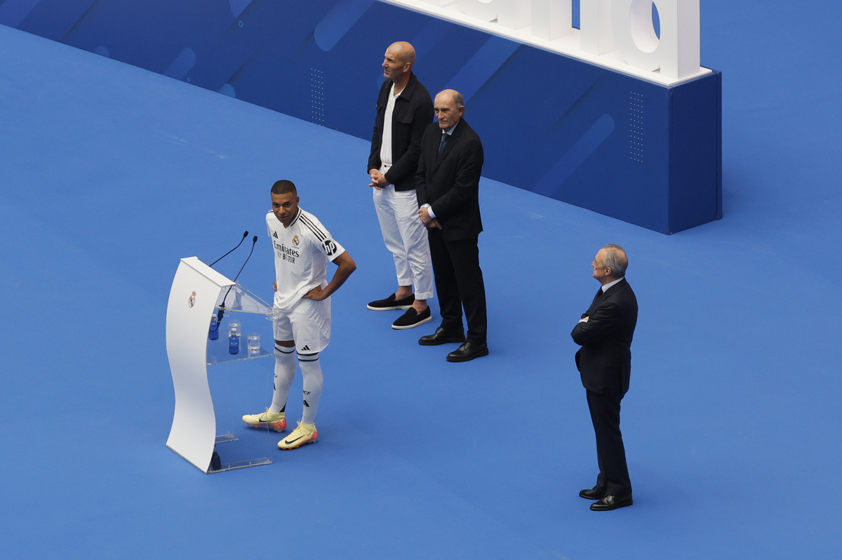 Presentación Mbappé como nuevo jugador del Real Madrid  / CHEMA MOYA