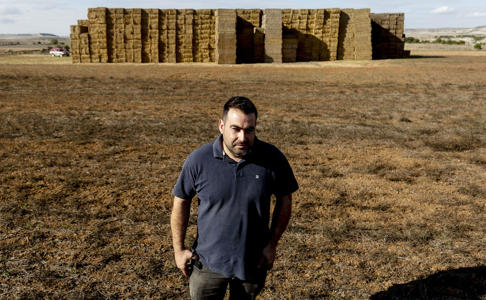 Alejandro del Cura, agricultor de Peral de Arlanza.