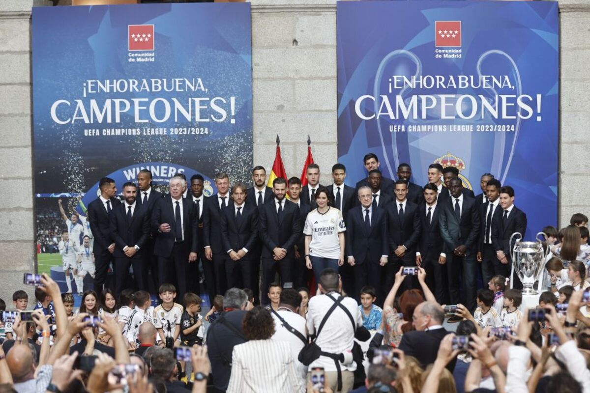 El Real Madrid celebra su 15º título de la Liga de Campeones  / RODRIGO JIMÉNEZ