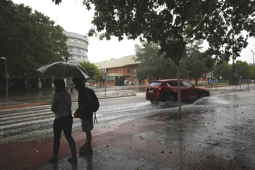 La DANA descarga sobre Burgos