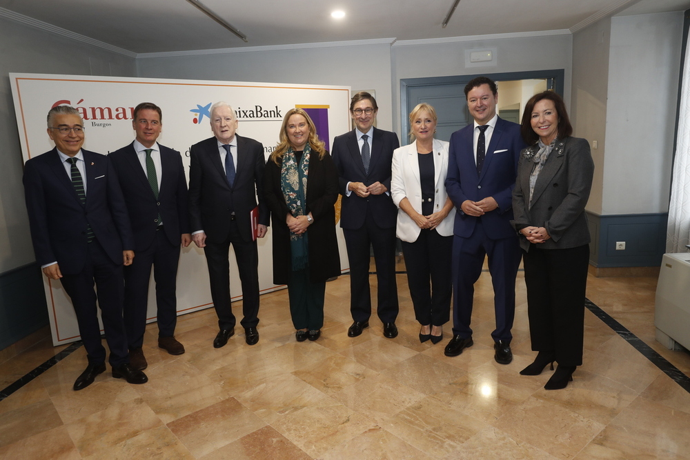 José Ignacio Goirigolzarri ha recibido este viernes la Medalla de Oro de la Cámara de Comercio de Burgos.