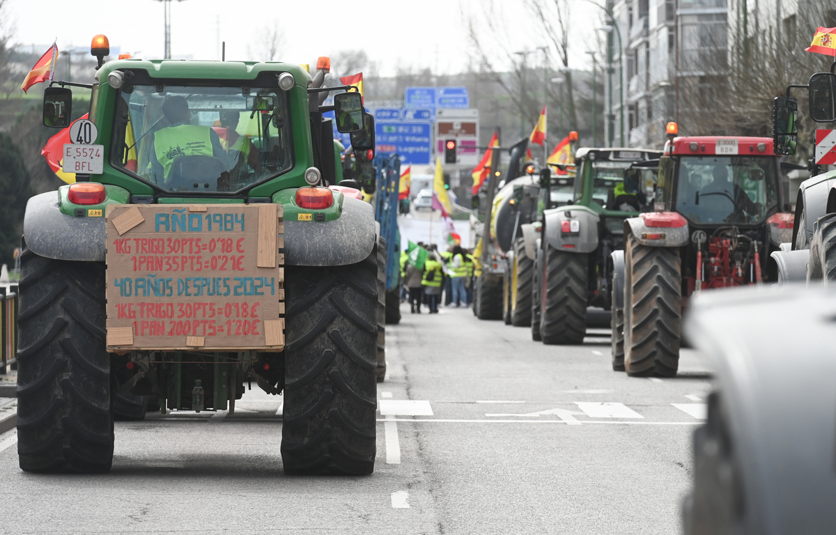 El campo burgalés retoma las calles de la ciudad y reclama que sus explotaciones 