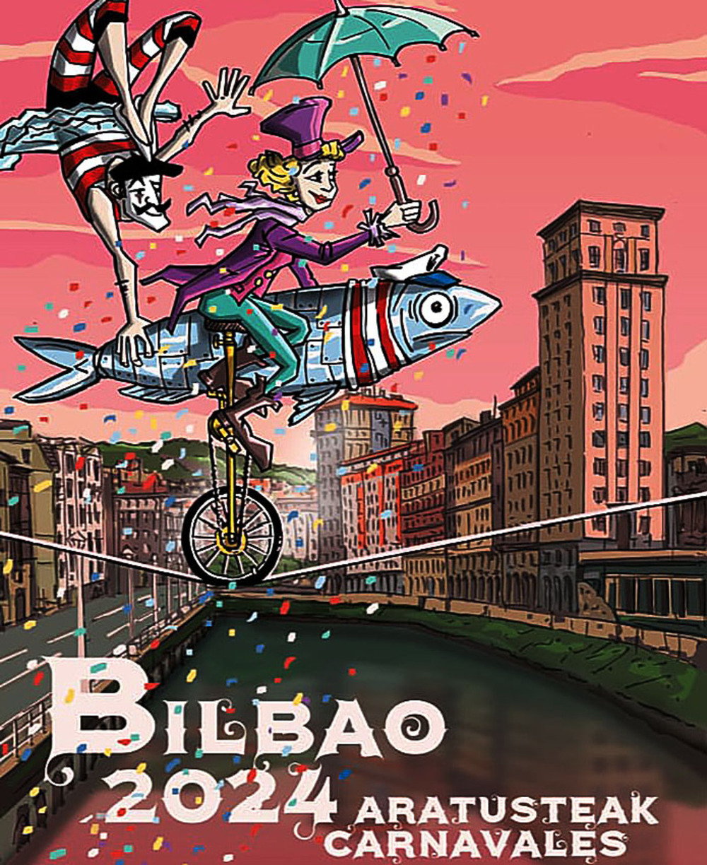 Cartel ganador del Concurso de Bilbao.