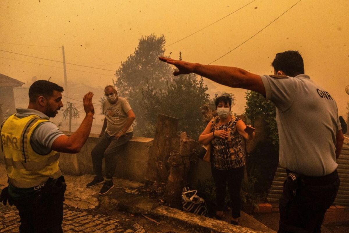 Forest fire in Portugal  / JOSE COELHO