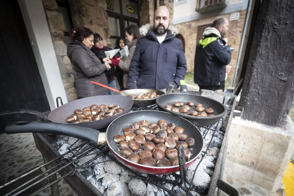 Castañada popular para revitalizar las fiestas