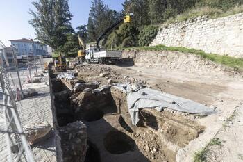 Una cubierta de madera protegerá los hallazgos de San Esteban