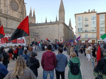 Manifestación en solidaridad con el pueblo palestino