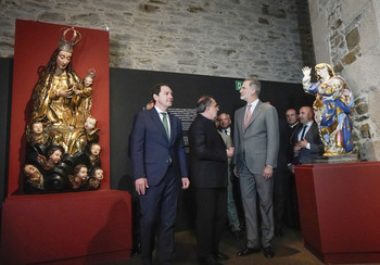 Mañueco: 'El rey se ha ido encantado por la exposición'