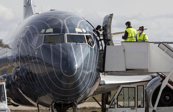 El descenso de vuelos privados agudiza la crisis de Villafría