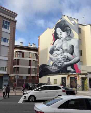 Tinte Rosa 'coloca' otro mural entre los mejores del mundo