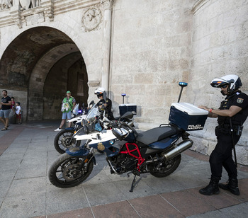 La Policía se motoriza contra la delincuencia en Burgos