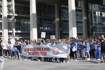 Alumnas de Enfermería vuelven a protestar por las prácticas