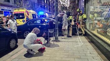 Dos heridas en un atropello en la calle Carrequemada de Aranda