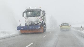 La nieve condiciona el tráfico en varias carreteras burgalesas