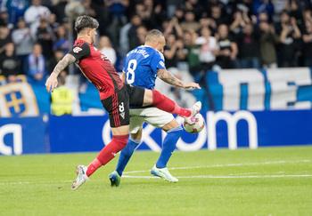 Dura derrota del Mirandés en el Carlos Tartiere