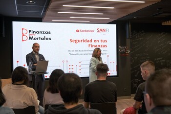 El Santander imparte miles de talleres de educación financiera