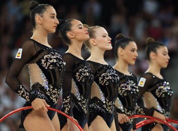 España se queda sin final por conjuntos de gimnasia rítmica