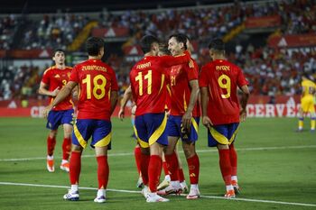 España golea a Andorra en su primer test previo a la Euro