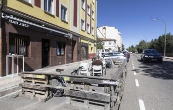 Tres terrazas permanecerán en la calzada