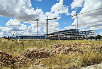 Las obras del hospital de Aranda marchan «según lo previsto»