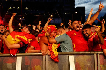 El suelo de España tembló durante la final de la Eurocopa