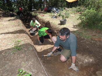 Hallan en el castro de Brizuela restos de hace 2.000 años