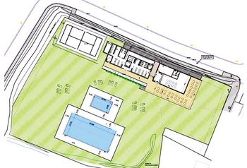 Los Balbases planea un gran complejo con piscinas y pádel