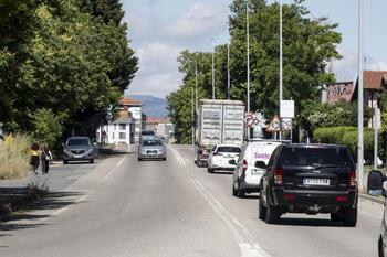 El tráfico de camiones por la carretera Logroño crece un 30%