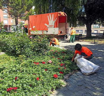 Miranda vuelve a cuidar sus zonas verdes a golpe de talonario