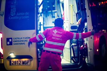 Un herido al volcar un coche en Monzoncillo de Oca