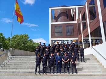 La provincia de Burgos recibe a 18 policías en prácticas
