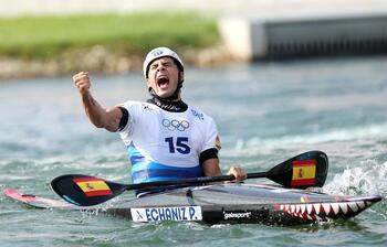 Pau Echaniz, medalla de bronce en K1 en París