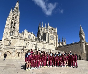 Las campeonas del mundo se dejan ver por Burgos