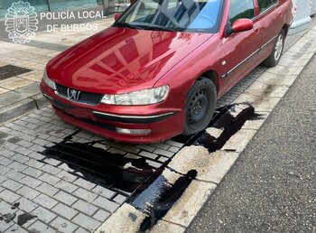 Cuadruplica la tasa de alcohol tras un accidente en Burgos