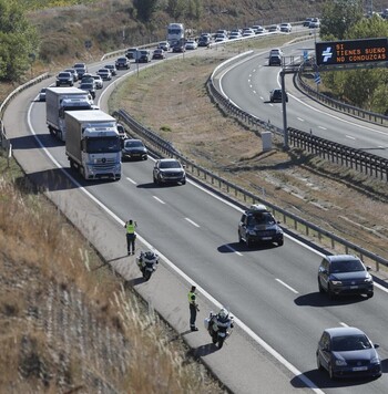 7 kilómetros de atasco por un accidente múltiple en la AP-1