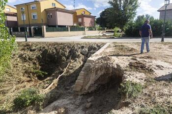 Valdorros cifra en miles de euros los destrozos por la riada