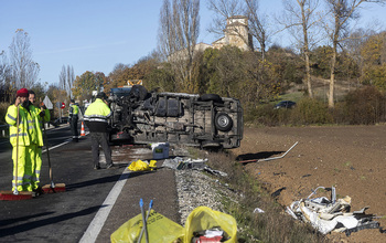 Noviembre ha sido un mes negro en las carreteras burgalesas